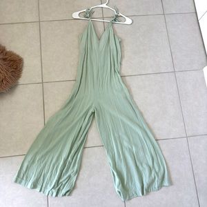 Blue jumpsuit